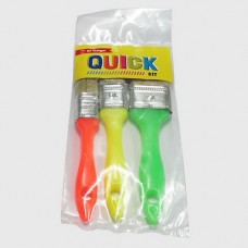 Kit 3 Pinceles Quick Nº7/10/15