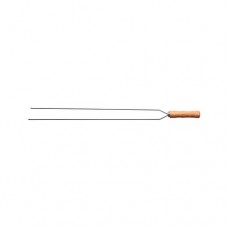 Pincho asador doble 75cm Churrasco x Un.