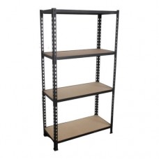 Estante Mega Rack negro 4 niveles (600Kg) x Un.