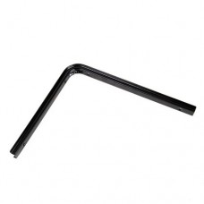 Soporte p/ estante bracket negro 15 x 20cm x20u.