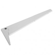 Soporte rebatible blanco 47 cm x10u.