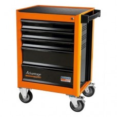 Carro p/ herr. 5 cajones (85x65x46cm) Naranja PRO *