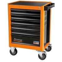 Carro p/ herr. 6 cajones (85x65x46cm) Naranja PRO