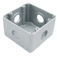 Caja de piso 4X4 alta 1/2' gris xUn.