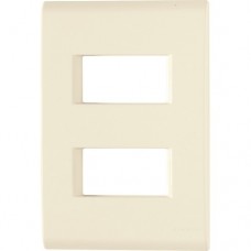 Placa 4x2 2 Modulos Separados Beige LIZ x un 