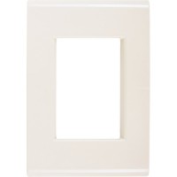 Placa 4x2 3 Modulos Beige LIZ x un. 