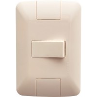 Placa + 1 Interrup. Simple 10A Beige ARIA