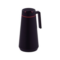 Termo Inox Negro. con Ampolla de Vidrio 750ml. Exata