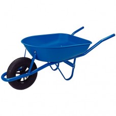 Carretilla azul 50Ltrs. Caja plastica rueda inflable Tramontina x Un.