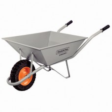 Carretilla extra fuerte rueda maciza gris 65Lt. Tramontina x Un.