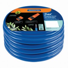 Desc - Manguera para jardin Flex azul x 25m con Accesorios Tramontina