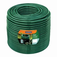 Manguera 3 capas Flex para jardin 1/2'x300m verde Tramontina