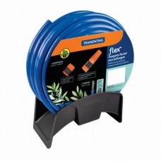 Desc - Manguera para jardin Flex Azul x 20m con acc. + Soporte Tramontina