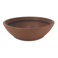 Maceta Indi 17cm Marron con Plato Tramontina