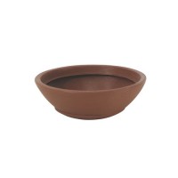 Maceta Indi 13cm Marron con Plato Tramontina