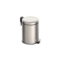 Basurero inox. con pedal 5Lt. Brasil x Un.