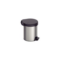 Basurero inox. con pedal 5Lt. Tramontina