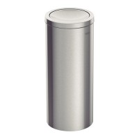 Basurero inox. con tapa basculante 30Lt. Tramontina x Un.