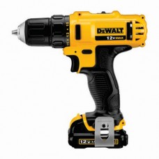 Taladro Atornillador 10mm 12V con 2 baterias. DeWalt