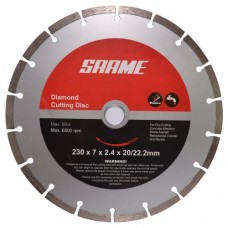 Desc - Disco diamantado corte seco SAAME 110 mm (4.5') Ref.: 3025