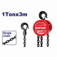 Aparejo 1Tn x 3m a Cadena Emtop