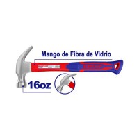 Martillo de Uña 450gr. Mango de Fibra. Emtop x Un.