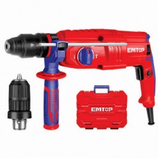 Rotomartillo 800W. 2.5J. 2x Mandril (SDS Plus / 13mm). Emtop