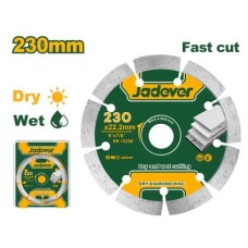 Disco Diamantado Corte Rapido (230x22.2mm) Jadever Blister