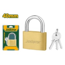 Candado de bronce 40mm (3 Llaves) Jadever Blister