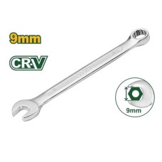 Llave combinada CrV cuello corto 9mm Jadever x Un.