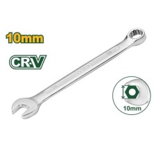 Llave combinada CrV cuello corto 10mm Jadever x Un.