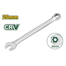 Llave combinada CrV cuello corto 20mm Jadever x Un.