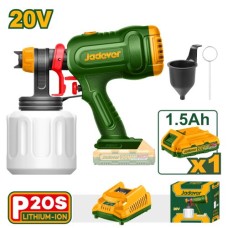 Pistola de Pintar 650ml + 1x Bateria 20V 1.5Ah. Jadever