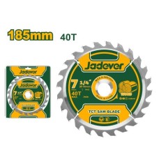 Disco para sierra 40 Dientes (185x20/16mm) Jadever Blister