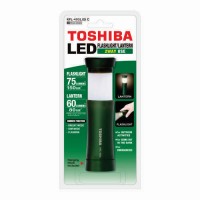 Linterna / Farol 2en1 Verde Toshiba x Un.