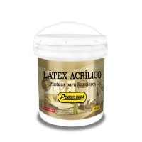 Pintura latex acrilico Blanco para interiores 18Lts x Un.