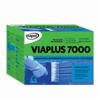 Impermeabilizante Cem. Flex. Fibrado Viaplus 7000 (14+4kg)